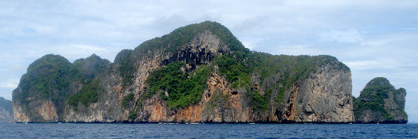 Phi-Phi Ley. Подходим с юго-востока